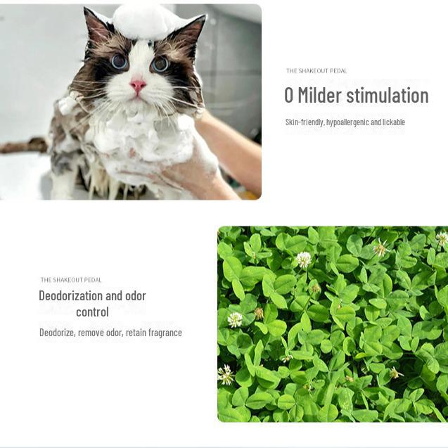 "Pet Antibacterial Deodorizing Shampoo – Universal Cat & Dog Bath Gel, 500ml"