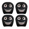 Playful Frogs Car Headrest Covers Easy Install Polyester Fabric Creative Frogs Car Decors Vehicle Interior Protection