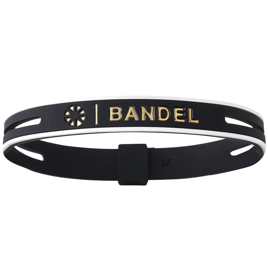 Bandel String Metallic Bracelet L [BANDEL] (19.0cm) Black/Gold