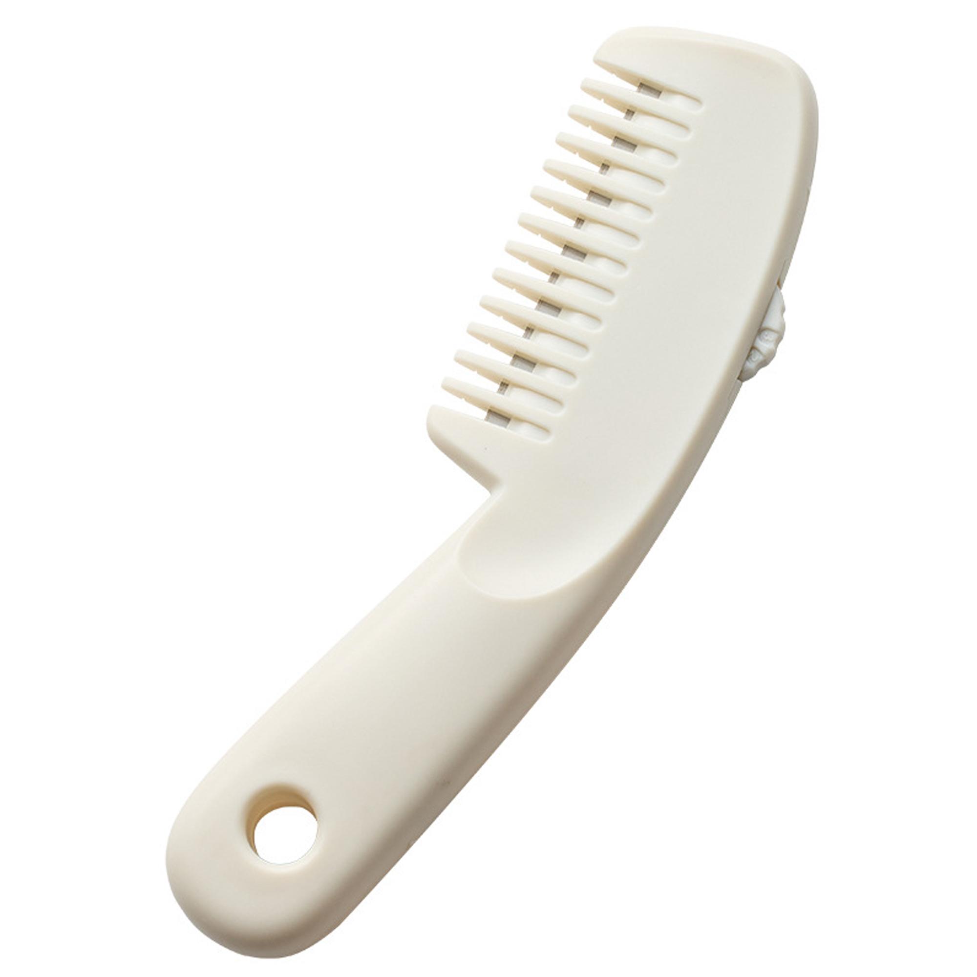 

New Home Hair Cutting Thinning Razor Combs Women Bangs Trimmer Professional Hair Shaping Styling Tools for Portable Hair Clipper білий