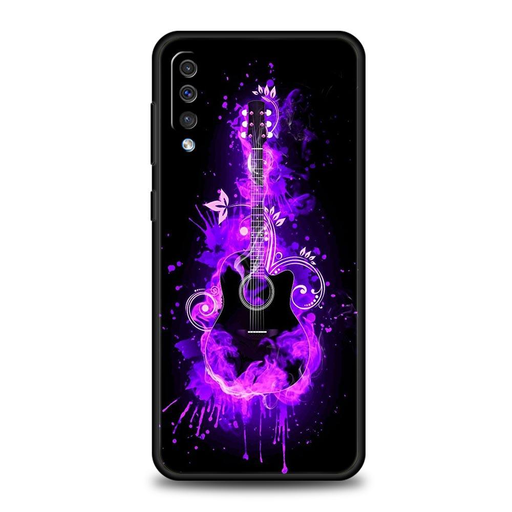 Guitar Music Art Phone Case For Samsung Galaxy A56 A36 A26 A34 A17 A16 A06 A14 A12 A54 A72 A24 A22 A70 A20e A52 A50 A40 A32Cover