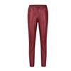 2023 European and American Women's PU Leather Skinny Casual Pants