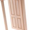 1:12 Dollhouse Miniature Simulation Diy Wooden Spire Door Furniture Accessories