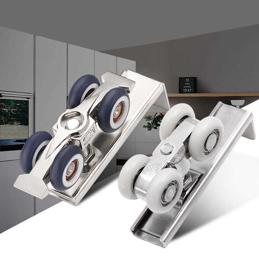Train Wheel Runner Roller Kit Cabinet Nylon Pulley Door Rollers Sliding Door Wheel Hanging Wheel