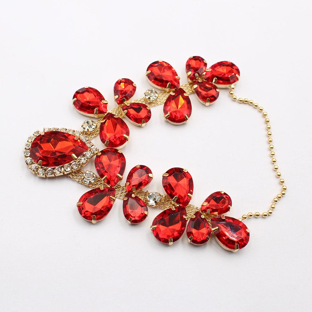 

New 1 piece 100 * 120mm metal summer DIY bikini beach flip flops chain rhinestone decoration