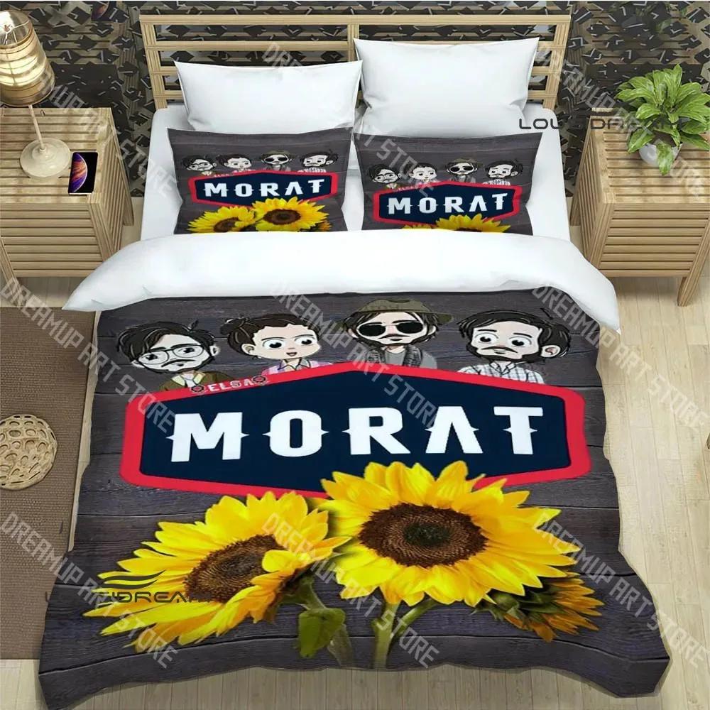 Morat Pop Band Printed Bedding Sets Exquisite Bed Supplies Set Duvet Cover Bed Comforter Set Bedding Set Luxury Birthday Gift