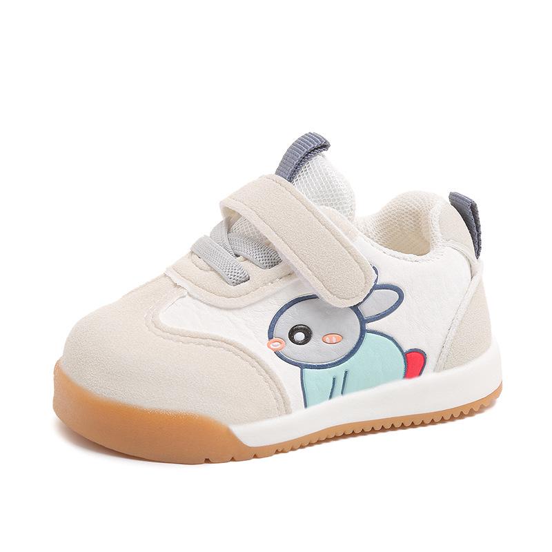 2026 Sonbahar Bebek Yürüyüş Ayakkabıları - Erkek ve Kız Çocukları İçin Rahat Çizgi Film Yumuşak Tabanlı