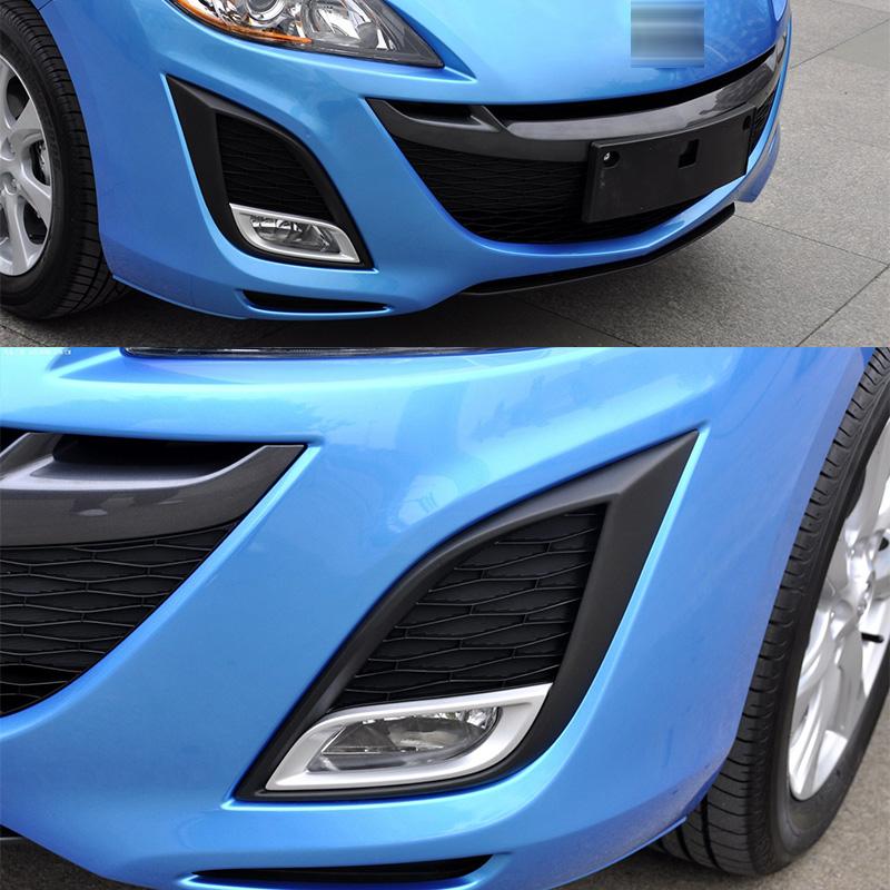 Car Accessories Front Bumper Fog Light Lamp For Mazda 3 M3 BL 2008-2013 Foglight Foglamp Cover Frame Hood