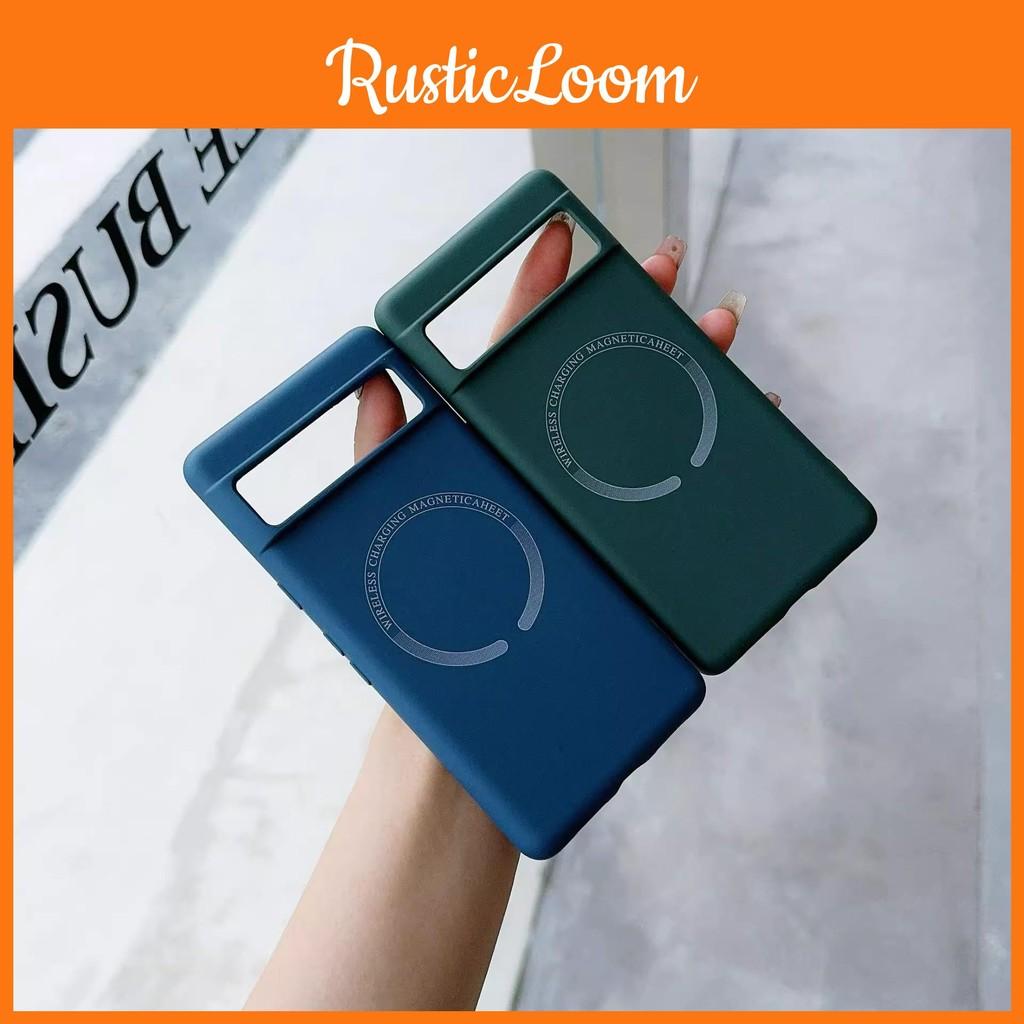 Magnetic Magsafe For Liquid Phone Case Google Pixel 8 8a Matte Shockproof Cover