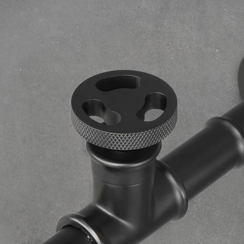 SALFORD black long garden hose tap