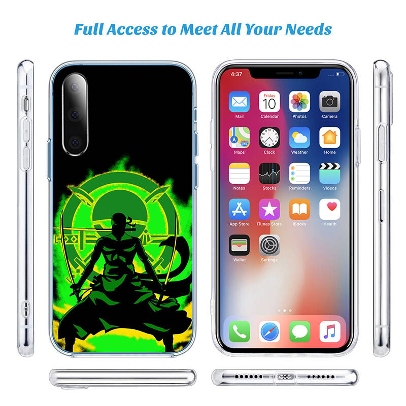 One Piece Zoro Phone Case for Motorola Edge 20 30 S30 40 50 Fusion Lite Plus Pro Ultra Neo One Action Zoom Hyper Power Macro Vision