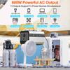 Generator portabil 220V 600W Încărcător de baterie Alimentare solară Baterie externă de camping Stație invertor Alimentare de urgență pentru exterior