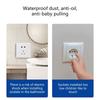 Sturdy Plastic Protective Waterproof Outlet Cover 86 Type Receptacle for Bathroom Plugs and Switch Socket Face Plate