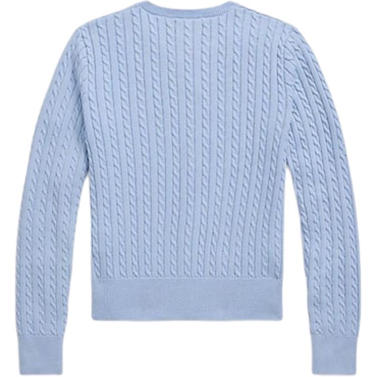 Polo Ralph Lauren Sweater Crew Neck Single Button Pony Embroidery Long Sleeve Kids Kids Sweater CWPOSWEG6820559-999