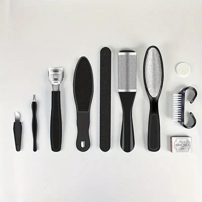 

14-in-1 Rechargeable Electric Foot Callus Remover Kit - Professional Pedicure Set With 3 Rollers, 2 Speed, Battery Display, Foot белый