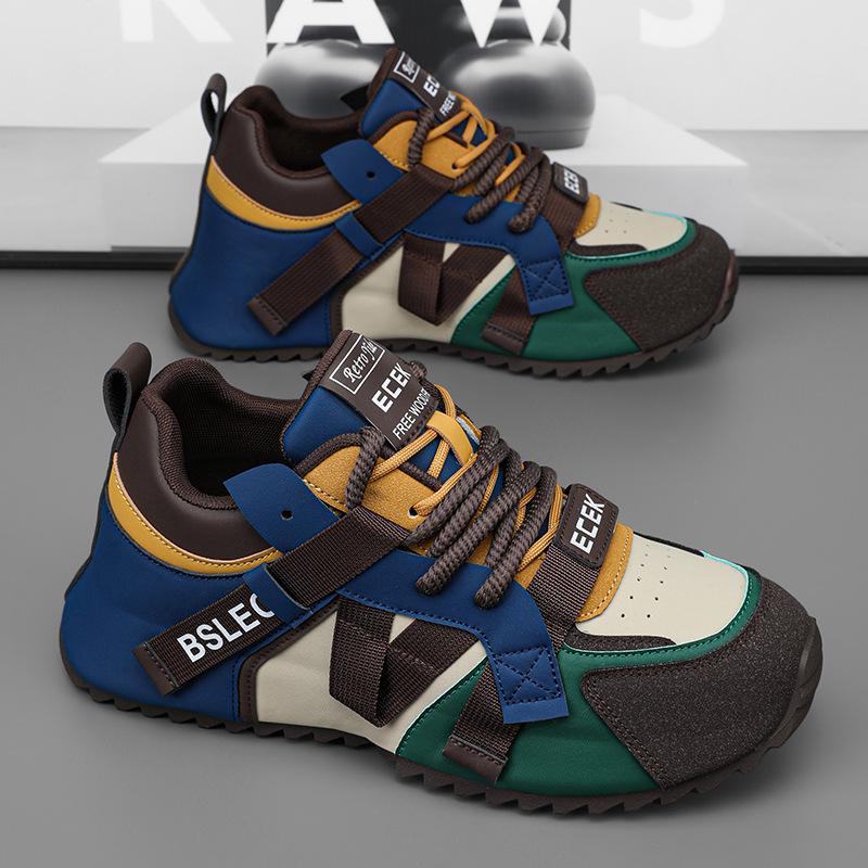 Men's Sneakers Fashion Tennis Skateboard Running Sports Shoes Designer Luxury Platform Outdoor Casual Shoes PU Leather Hiking