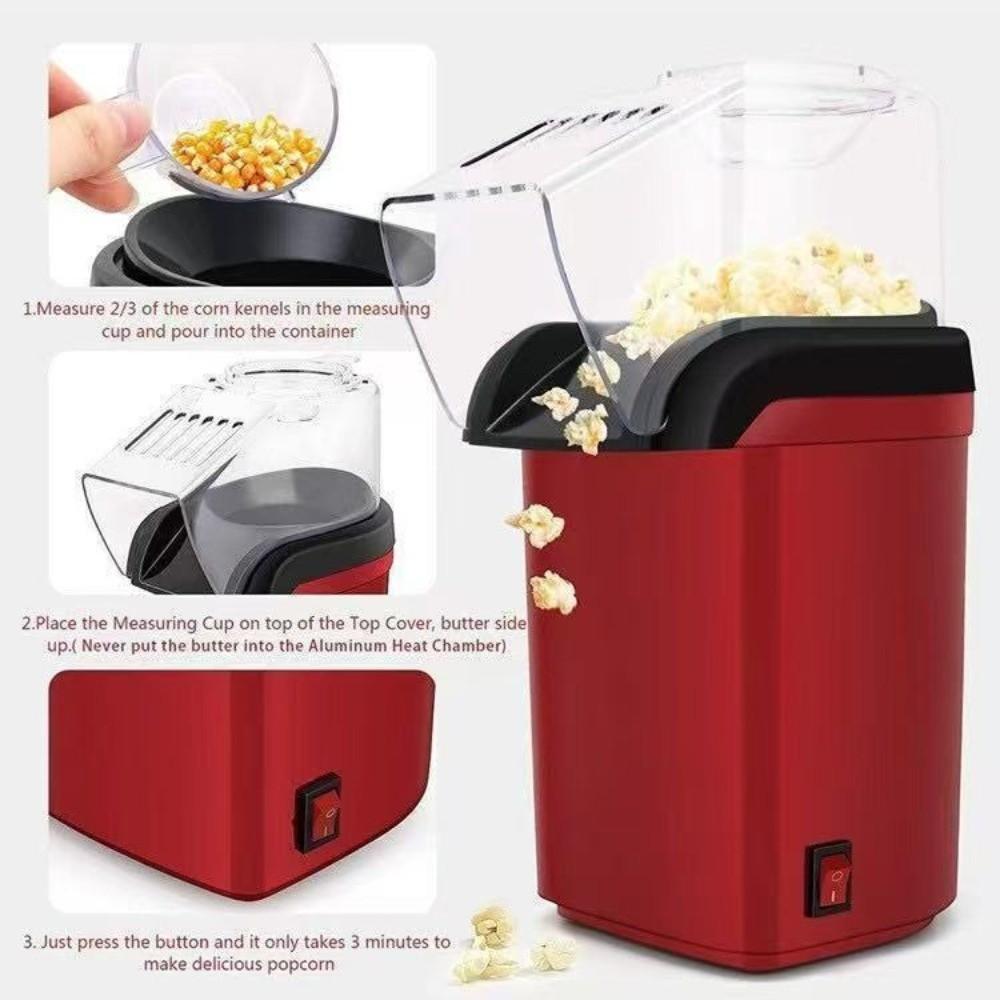 Non-Stick Air Popper Fully Automatic Popcorn Maker Corn Popcorn Machine Party