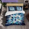 Tottenham Hotspur Pattern 3 Pieces Bedding Set Soft Microfiber Duvet Cover with Pillow Cases for Bedroom