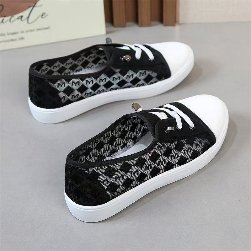 Women'S Canvas Casual Sports Shoes, Lightweight Low-Cut White Shoes, Suitable for Outdoor Activities, Home Use, And Lazy Shoes, Women Shoes