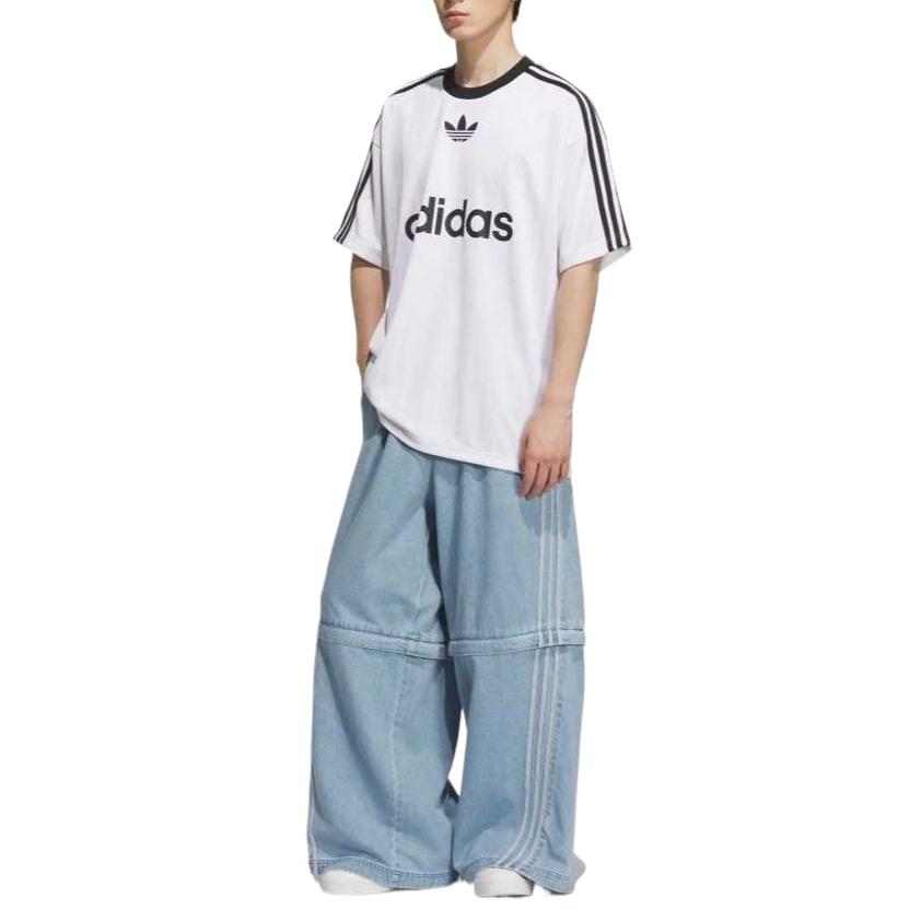 adidas Originals SS25 Jeans Unisex Hellblau Denim KB6415