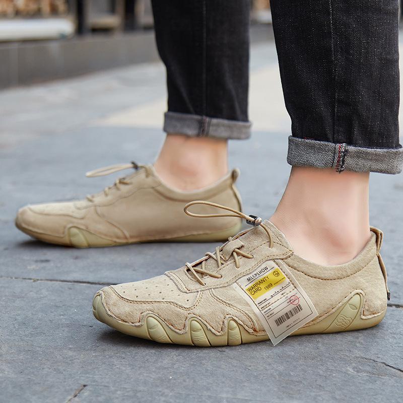 Spring and Summer New Men's Doudou Shoes Fashion Trend Extra Large Size Octopus Men's Shoes Foreign Trade Foot Cover Driving Shoes