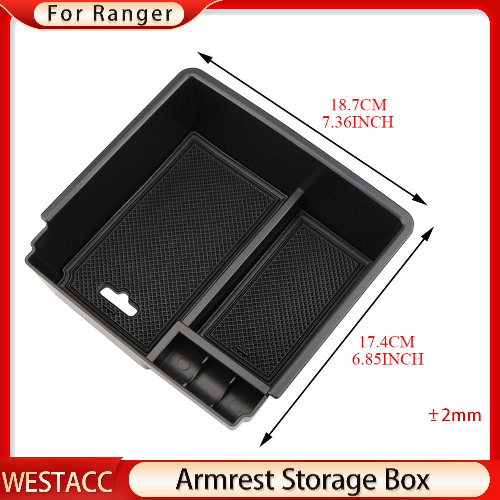 Cutie de Depozitare Cotieră Consola Centrală Auto pentru Ford Ranger 2015 - Organizator Container Tavă Suport Auto