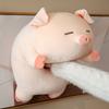 Pig doll cute plush toy piglet doll sleeping hug bed throw pillow super soft rag doll gift for girlfriend