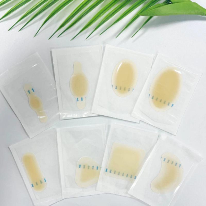10pcs  difform Transparent Gel Anti-Blister Pads, Heel & Forefoot Cushions, Blister Prevention Tape, Foot Care Pain Relief