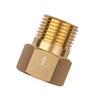 Double Brass Check Valves Set 1/2 Inch Threaded Anti Reverse Flows Device Temperature Resist Adapter for Water Systems