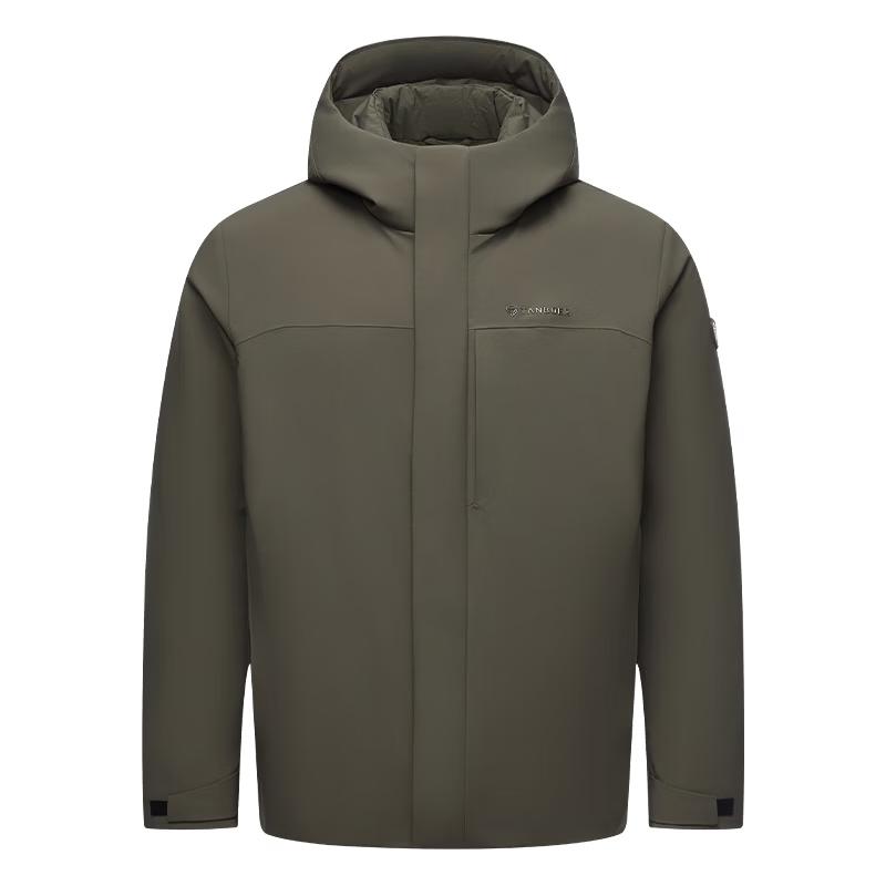 Tanboer Men s 3-in-1 Business Hooded Down Jacket with Detachable Liner L