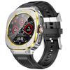 Armband für Samsung Galaxy Watch Ultra 47mm Sportarmband correa Galaxy Watch 7 Ultra 47 Edelstahlgehäuse + TPU-Silikonarmband