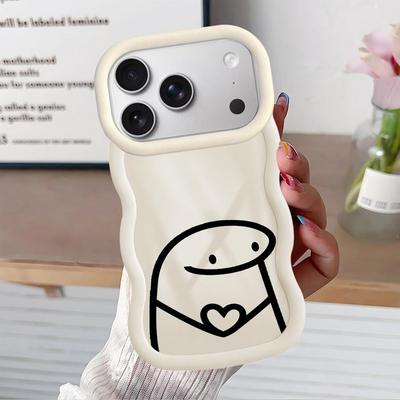 Funny Cartoon Case for iPhone 16 Pro Max 13 8 17 Air 14 11 15 Plus XR 12 Soft Phone Cover
