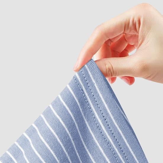 Męska Bielizna Bokserki Średnio Stan Elastyczny Pas Przewężenie U Kształt Krótkie Majtki Paski Nadruk Bielizna Codziennego Użytku Bielizna Nocna