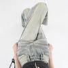 Vintage Distressed Dirty Wash Tencel High Waist Slim Straight Wide Leg Denim Dirty Pants Women Spring Summer Casual Pants Oversize Denim Trousers