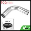 Uxcell Bend Elbow Tube Aluminum Alloy Car Univesral 25/38/45/51/63/76/89/102mm OD 100mm Length 90/180 Ddgree Air Intake Tube