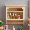 Miniature Wall-Mounted Shelf 1:12 Scale Retro Mini Shelf Tiny Tiered Storage Shelf for Miniature Kitchen Living Room Doll Furniture