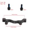 For Zoom XTECH HB100 Hydraulic Disc Brake Adapter 140/160/180mm Bracket Mount Bicycle Scooter Front Rear Caliper Parts