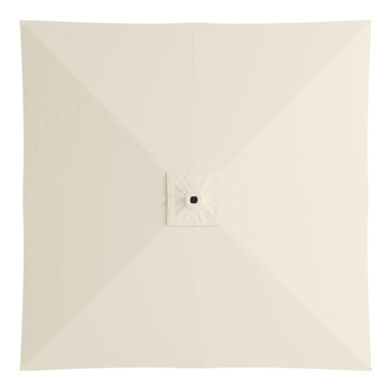 2x2m Quadratischer Terrassenschirm Ersatzstoff 4 Rippen Sonnenschirm Schirmbezug Balkon Außenbereich Café Garten Hinterhof Vordachabdeckung