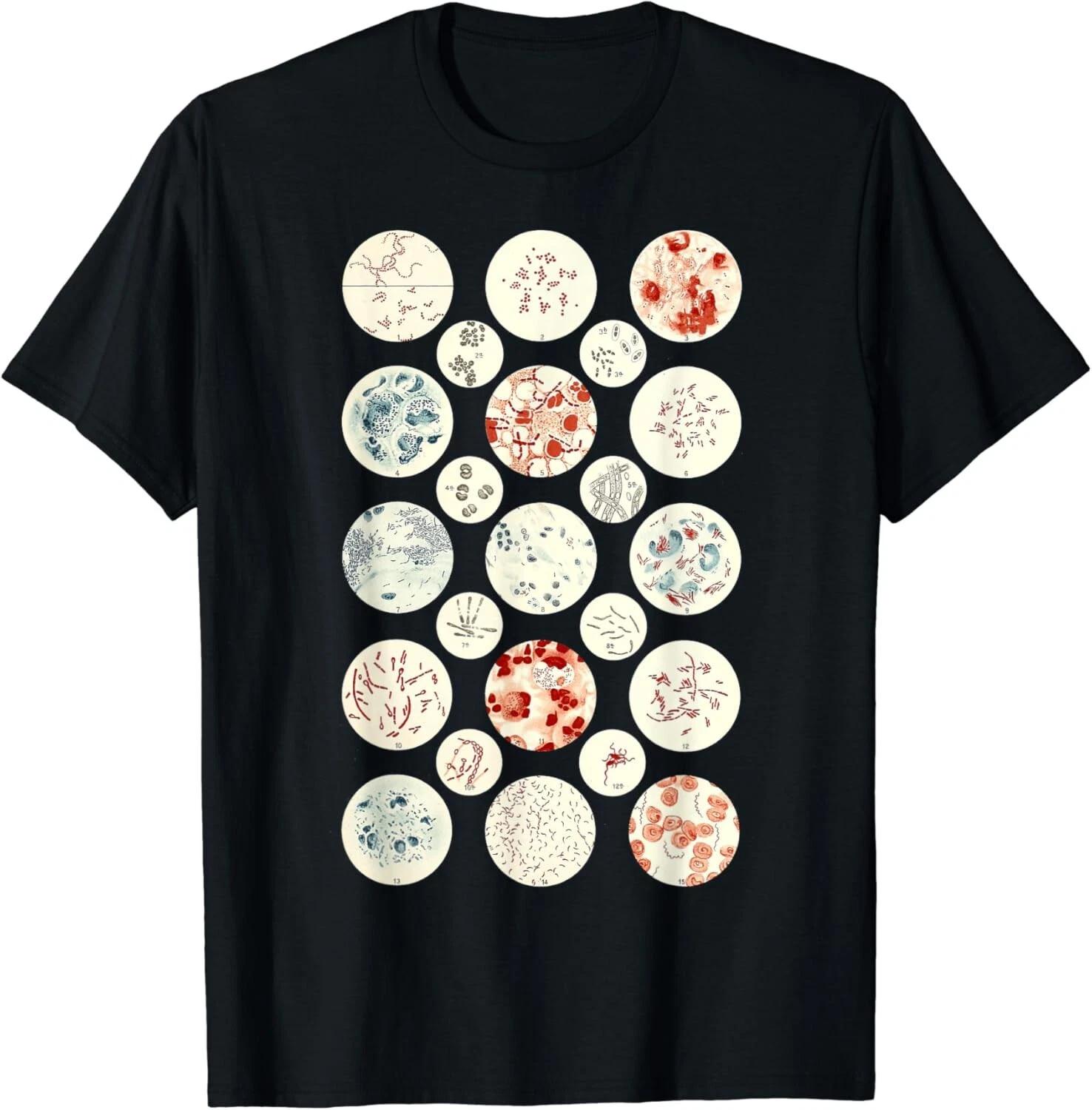 Bacteria funny Microbiology Bacteria Science Tiny Microbes Gift Unisex T-Shirt S