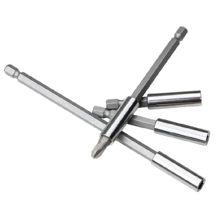 4Pcs Hexagonal Handle 1/4inch Quick Changing Batch Head Joint Electric Tool Extended Connecting Rod Accessories