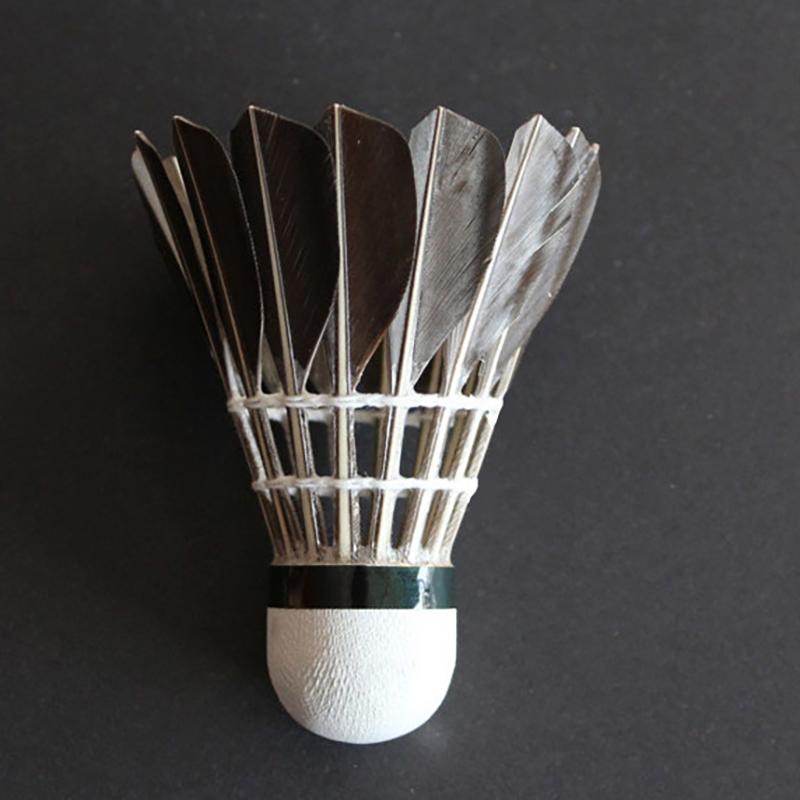 3/6/12 buc. Volan profesionist de badminton, pene de gâscă neagră, volan de badminton, antrenament sportiv, minge de badminton