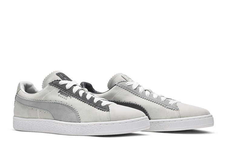 Michael Lau X Puma Suede Classic 'White Grey' Men's Sneakers