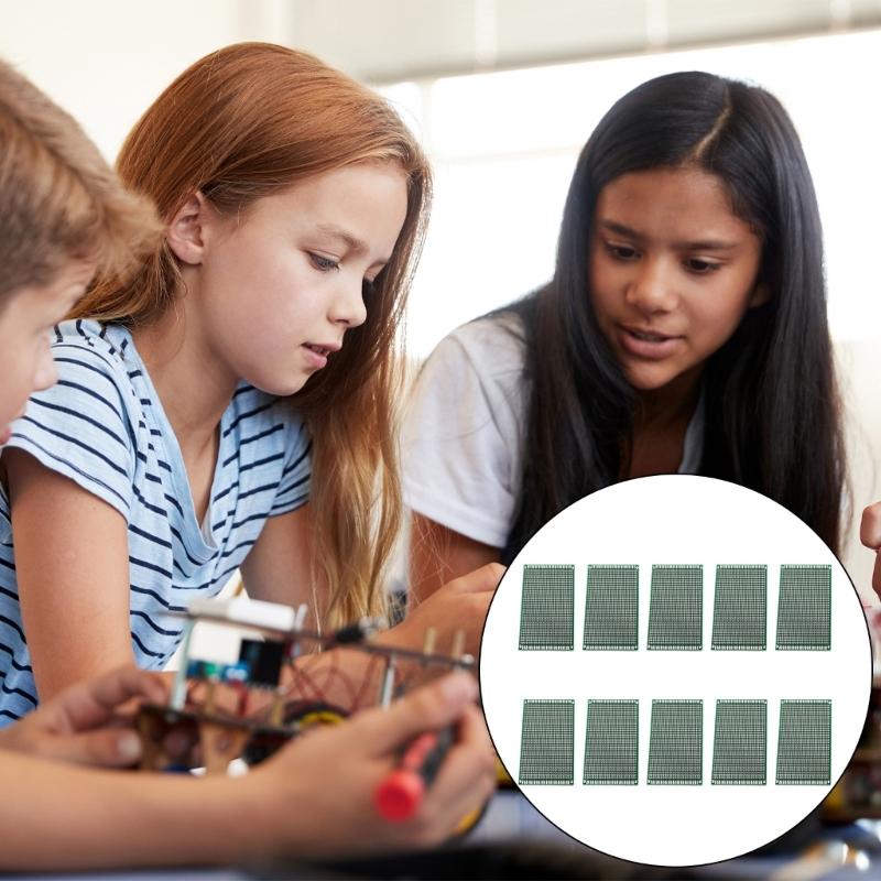 1Pcs 1.6mm Thick Fiberglass Circuit Boards with Pre Tinned Holes for DIY Soldering Practice