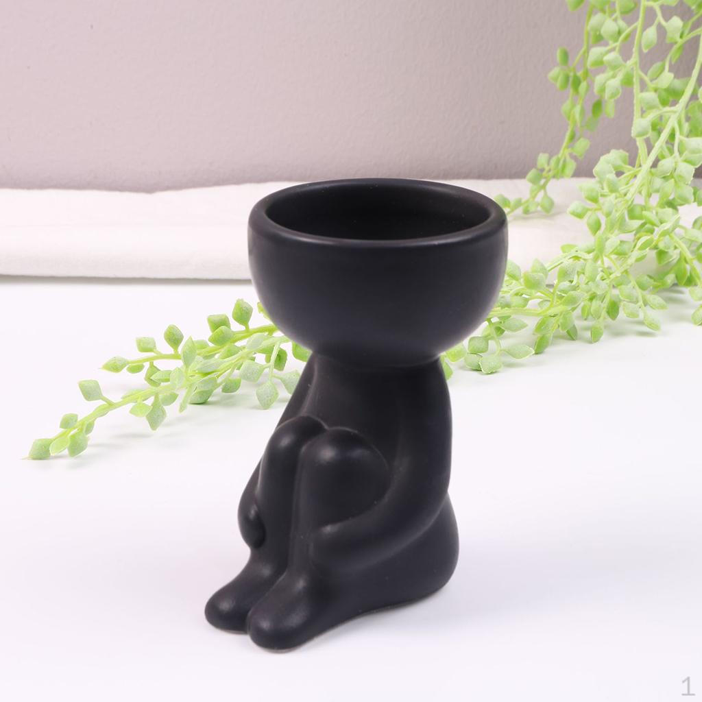 Pots for Indoor Human Statue Pot Decorative Outdoor Gardening Containers Fleshy Flower Vase
