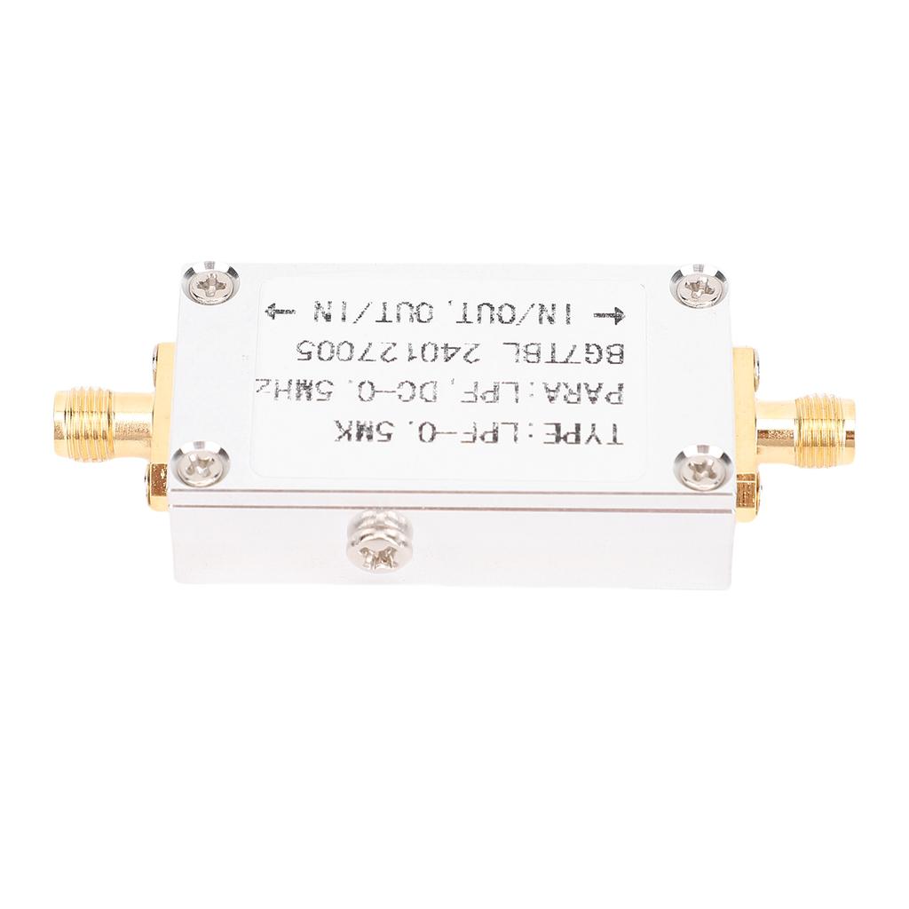 Low Pass Filter 0.5MK 500K SMA Interface 0.5MHZ Aluminium Alloy Compact Radio Low Pass Filter