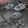 MOC WW1 Germany Military A7V Combat Tank Building Blocks Set Mark IV Male and Black Heavy Tank War Vehicle Bricks Toys Gift