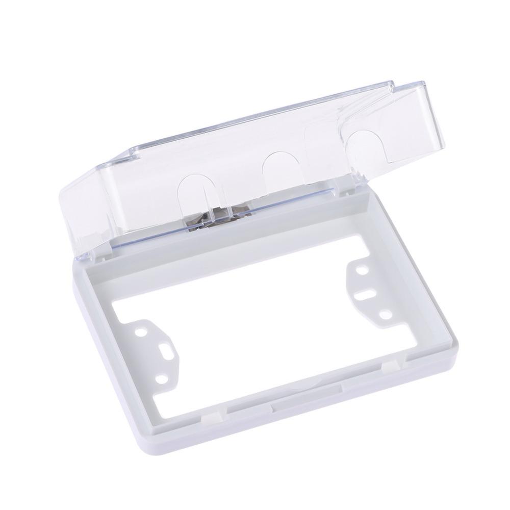 Wall-mounted Switch Protective Cover Plastic Self-Adhesive Protection Socket 118 Type Splash-Proof Box Wall
