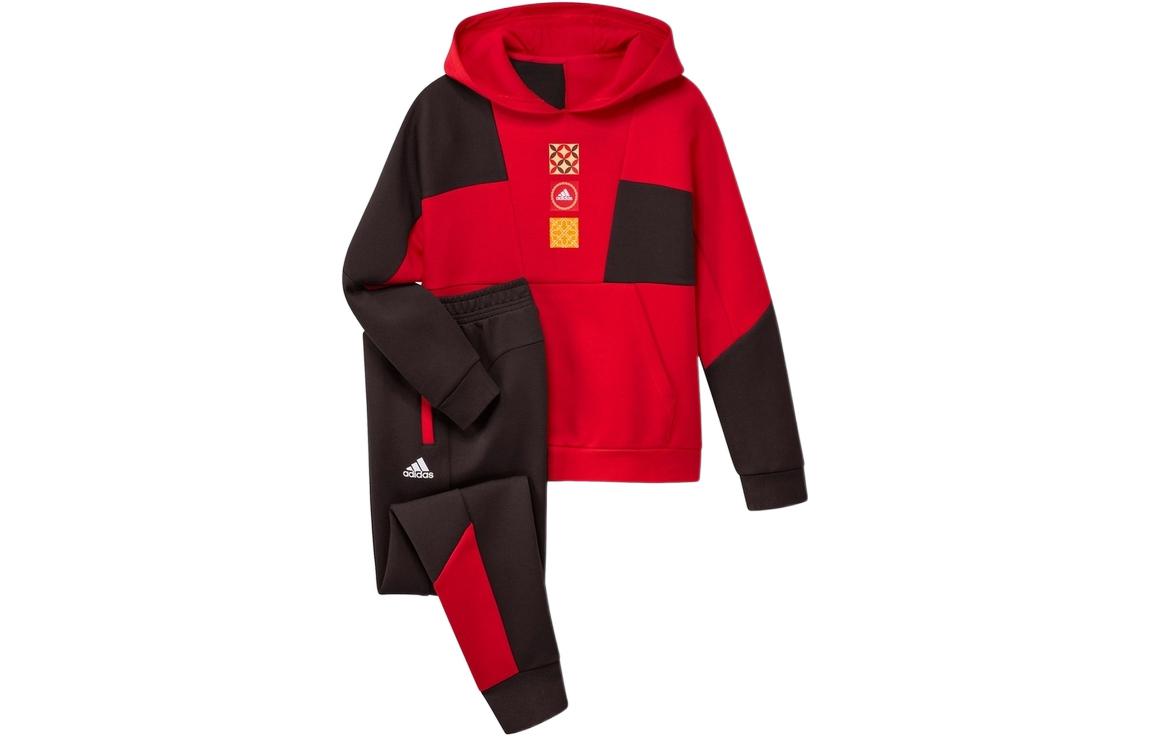 Adidas Casual Sportswear Red+Black Kids  HC2733 164