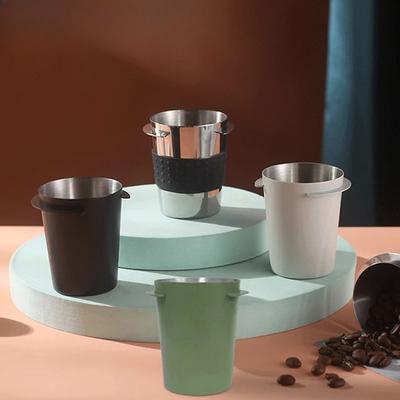 51/53/58MM Coffee Dosing Cup Sniffing Mug for Espresso Machine Wear Resistant Stainless Steel Coffeeware Accessories