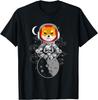 Shiba Inu Spacesuit Moon Shib Army Crypto Token Coin TShirt Kawayi Y2k Mens Clothing Graphic T Shirts Camiseta Hombre